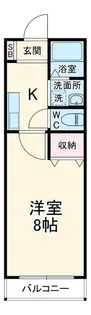 プライムガーデンみずほ台【2階】の間取り