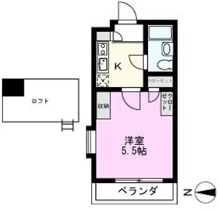 ジュネパレス春日部第4【2階】の間取り