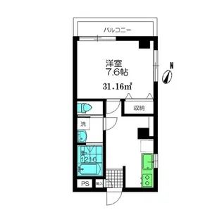 ロンシャン久が原【3階】の間取り