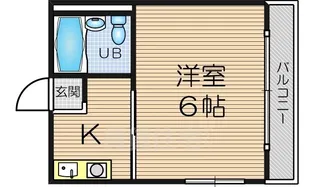 シティハイツ扇町公園【1階】の間取り