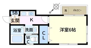 近岡コーポII【2階】の間取り