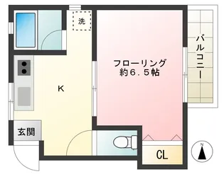 メイプルハイツ【1階】の間取り