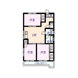 センチュリーハイツ21【4階】の間取り