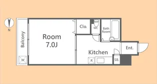 ダン・ラヴニール梶が谷【1階】の間取り