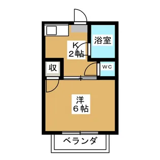 覚王山ビレッジ【2階】の間取り