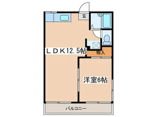 日の出ハイツ【2階】の間取り