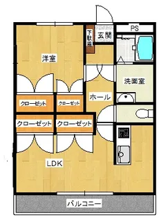 ぶらんどーる【3階】の間取り