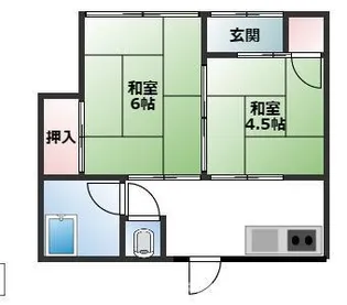 鹿児島県姶良市東餅田【一戸建】の間取り