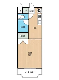 フェリーチェカーサ島崎【4階】の間取り