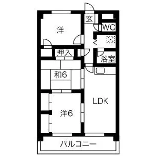 メゾン・ド・フルール【3階】の間取り