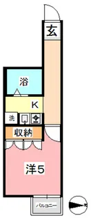 KM大元駅前【5階】の間取り