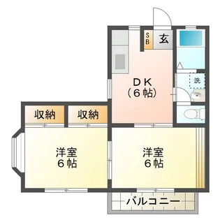 エバーグリーン久居 A棟【2階】の間取り