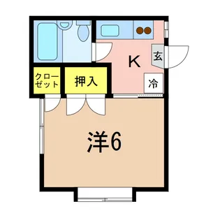 ローズハウス【1階】の間取り