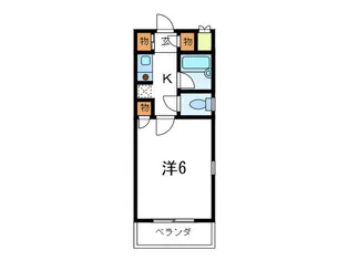 シャルマンフジ東灘【2階】の間取り