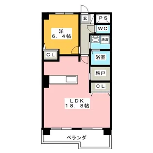 SEASONCOURT FUKUE【3階】の間取り