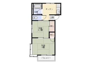 Kハイツ【2階】の間取り