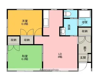 茨城県神栖市日川【一戸建】の間取り