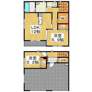 岡山県岡山市中区藤原西町2【一戸建】の間取り