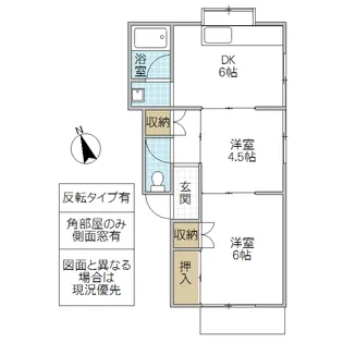 田口コーポ【2階】の間取り