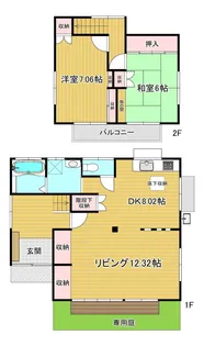 千葉県木更津市高柳2【一戸建】の間取り