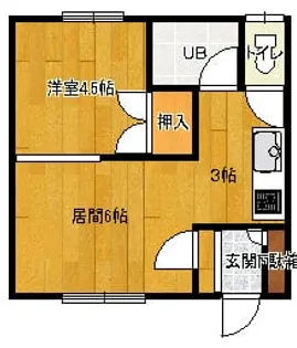 あんさんぶる 1階【1階】の間取り