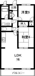 ファミールパピヨン【4階】の間取り