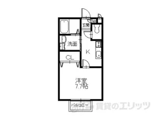 サルドセジュール【1階】の間取り