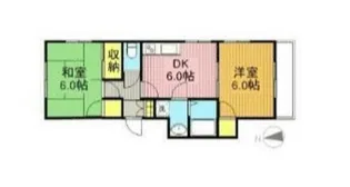 サンハイツ2号館【1階】の間取り