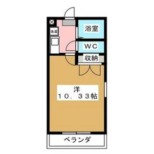 エクアールB【3階】の間取り