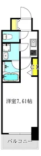 ブランシエスタ天満【7階】の間取り