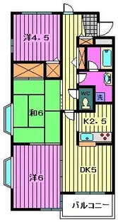 エスポワール【3階】の間取り