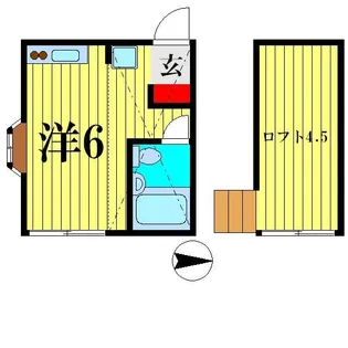 パークハイム綾瀬【1階】の間取り