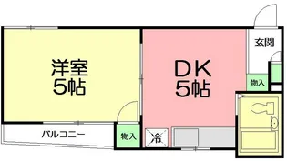 セントネージュ茅ヶ崎【2階】の間取り