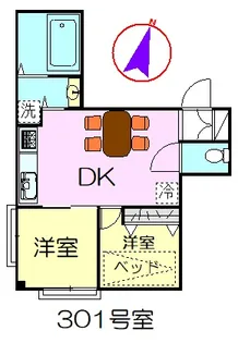 新星ビル【3階】の間取り