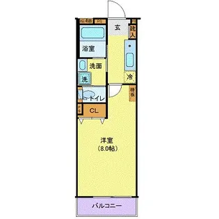 アリュール北仙台【3階】の間取り