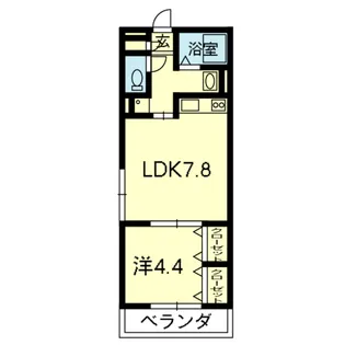 Art Court Haramizu【1階】の間取り
