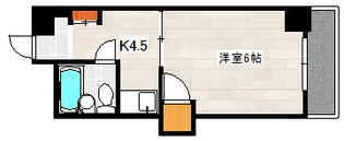 中広ハウス【4階】の間取り