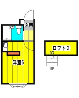 ベルピア北松戸1-1【2階】の間取り