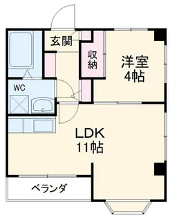 グリーンパレスMK【2階】の間取り