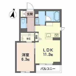 CoeurMaison内方【2階】の間取り