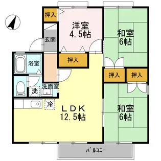 レインボーホーム【1階】の間取り