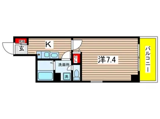 フォンタ-ナ千代田【3階】の間取り