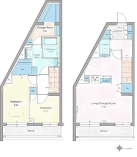 東京都杉並区永福3【マンション】の間取り