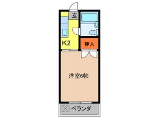 ハイネス服部【3階】の間取り