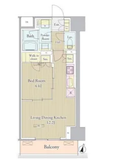 東京都新宿区高田馬場4【マンション】の間取り