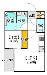 (仮称)REGALEST下伊福本町IV【2階】の間取り