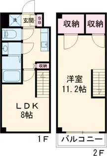 アイランド中野【1階】の間取り