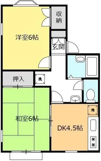 クレーン・テール入間【2階】の間取り