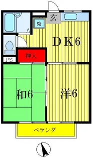 新宿エスポワール【2階】の間取り