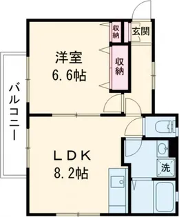 メゾン千草【1階】の間取り